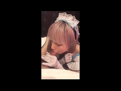 ❤️ Japanese Idol [mayuka], French maid costume, part 1, blowjob and jerk off with lotion ❤ Sex video sa amin ❤