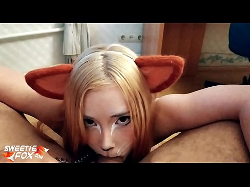 ❤️ Nilunok ni Kitsune ang titi at cum sa kanyang bibig ❤ Sex video sa amin ❤